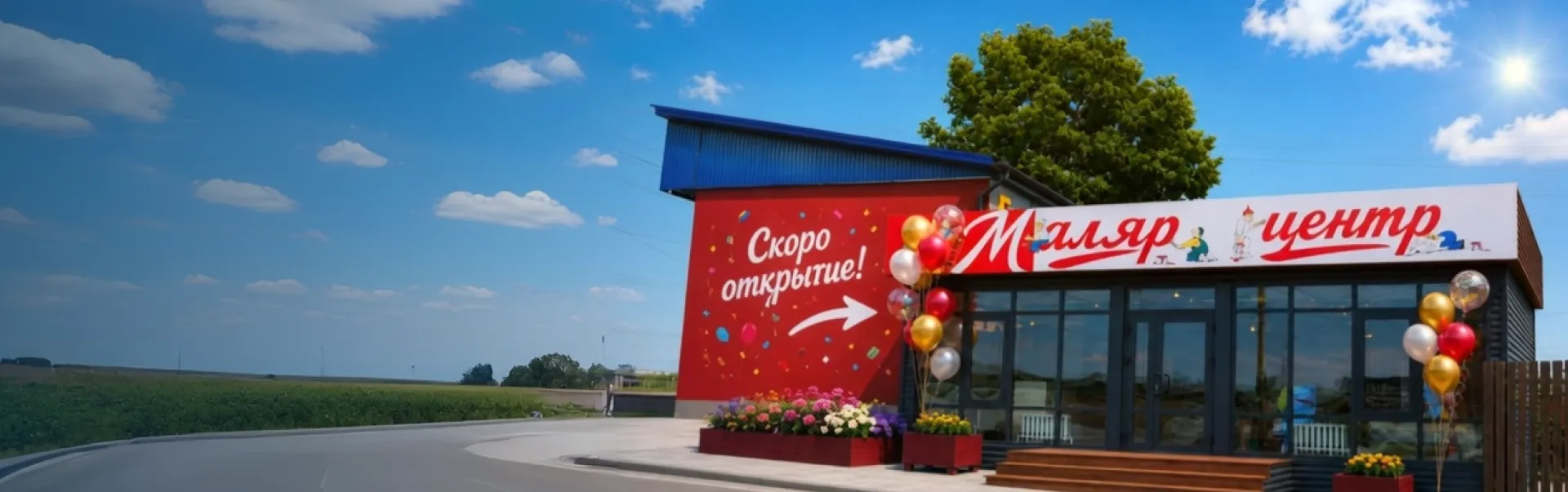 Скоро открытие: приглашаем в «Маляр центр»!