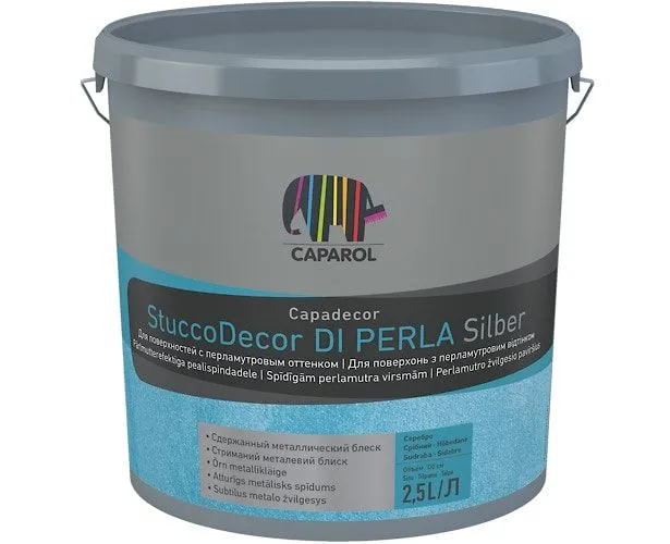 Capadecor StuccoDecor DI PERLA Silber