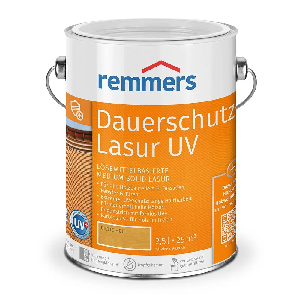 Лазурь с УФ-защитой для древесины REMMERS DAUERSCHUTZ-LASUR UV FARBLOS 20л