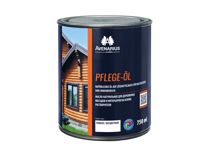 Масло для фасадов и интерьеров на основе растворителя AVENARIUS PFLEGE-OEL 5л