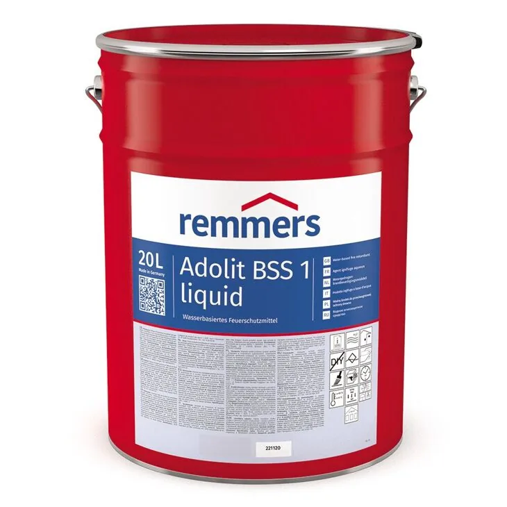 Средство огнезащитное для древесины REMMERS ADOLIT BSS 1 liquid 20л