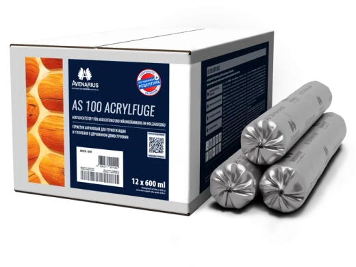 Герметик акриловый AVENARIUS AS 100 ACRYLFUGE NEW 600ML WHITE (БЕЛЫЙ)