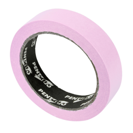 Лента розовая Delicate, 45м x 24 мм 08298